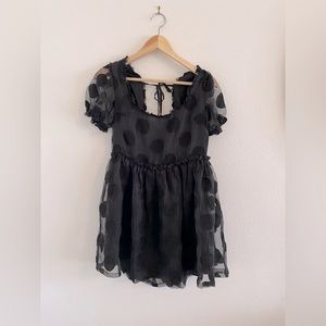 Topshop black dress.